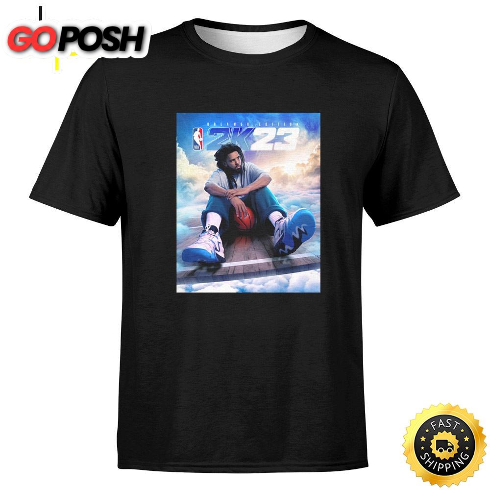 J. Cole featured on cover of NBA 2K23 Dreamer Edition Unisex T-shirt