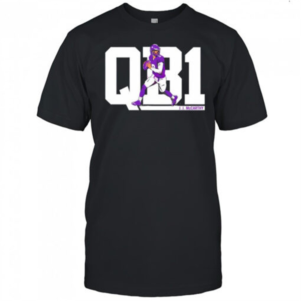 j-j-mccarthy-minnesota-vikings-qb1-football-shirt-55fdcsml J J Mccarthy Minnesota Vikings QB1 Football Shirt