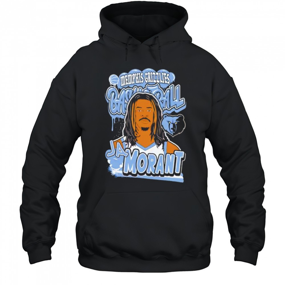 Ja Morant Memphis Grizzlies baseball logo graphic shirt