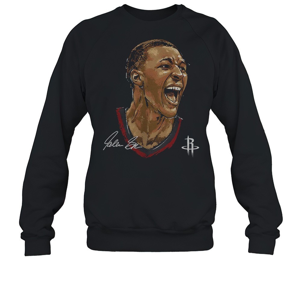 Jabari Smith Jr. Houston Rockets MLB Basketball Player Portrait Signature Shirt