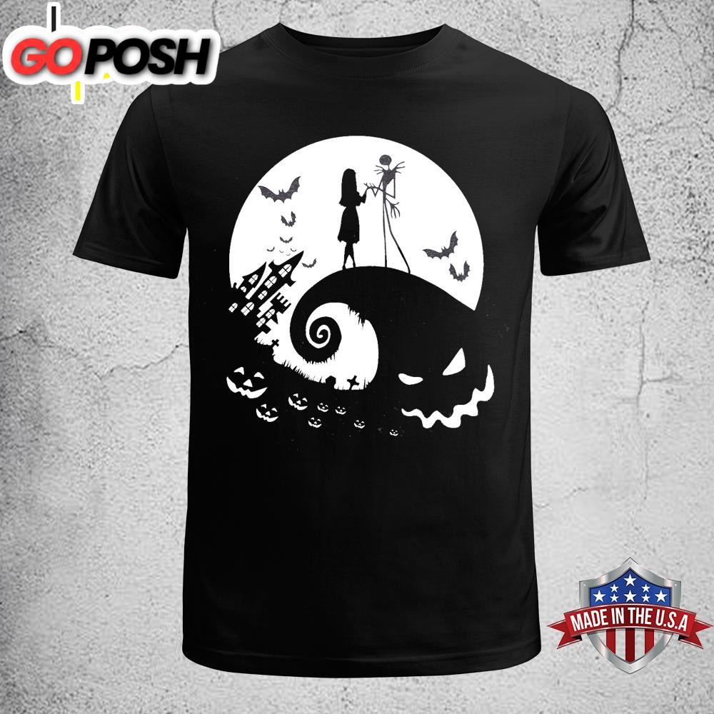 Jack And Sally Nightmare Before Christmas Unisex T-Shirt