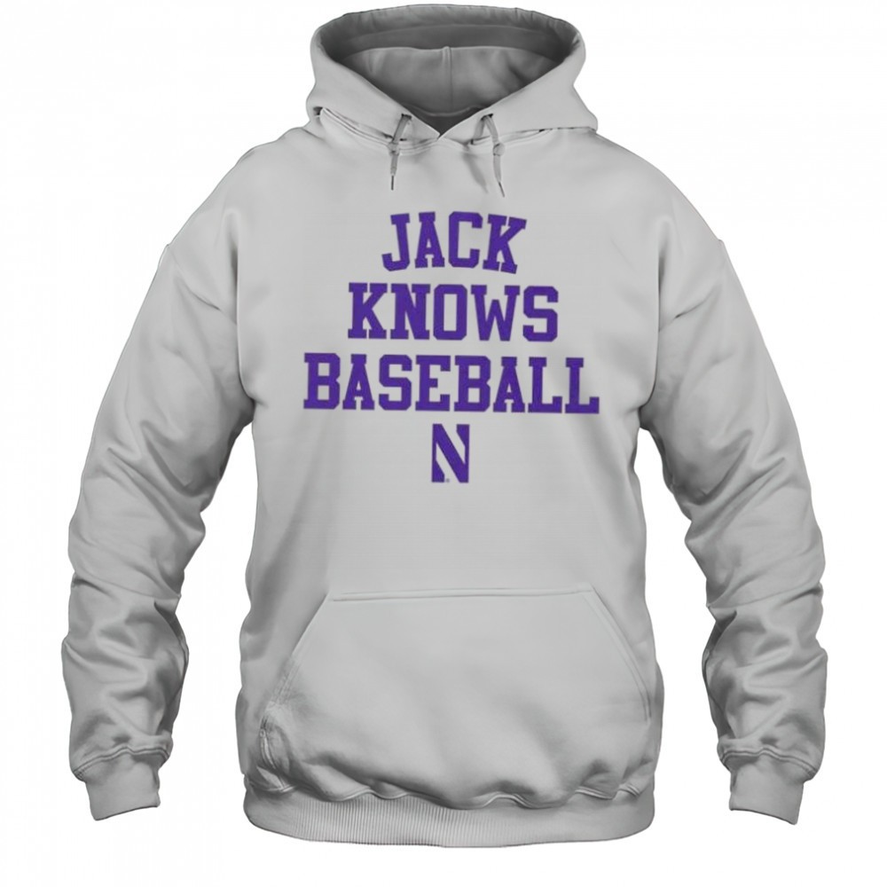 Jack Lausch knows baseball Northwestern Wildcats shirt
