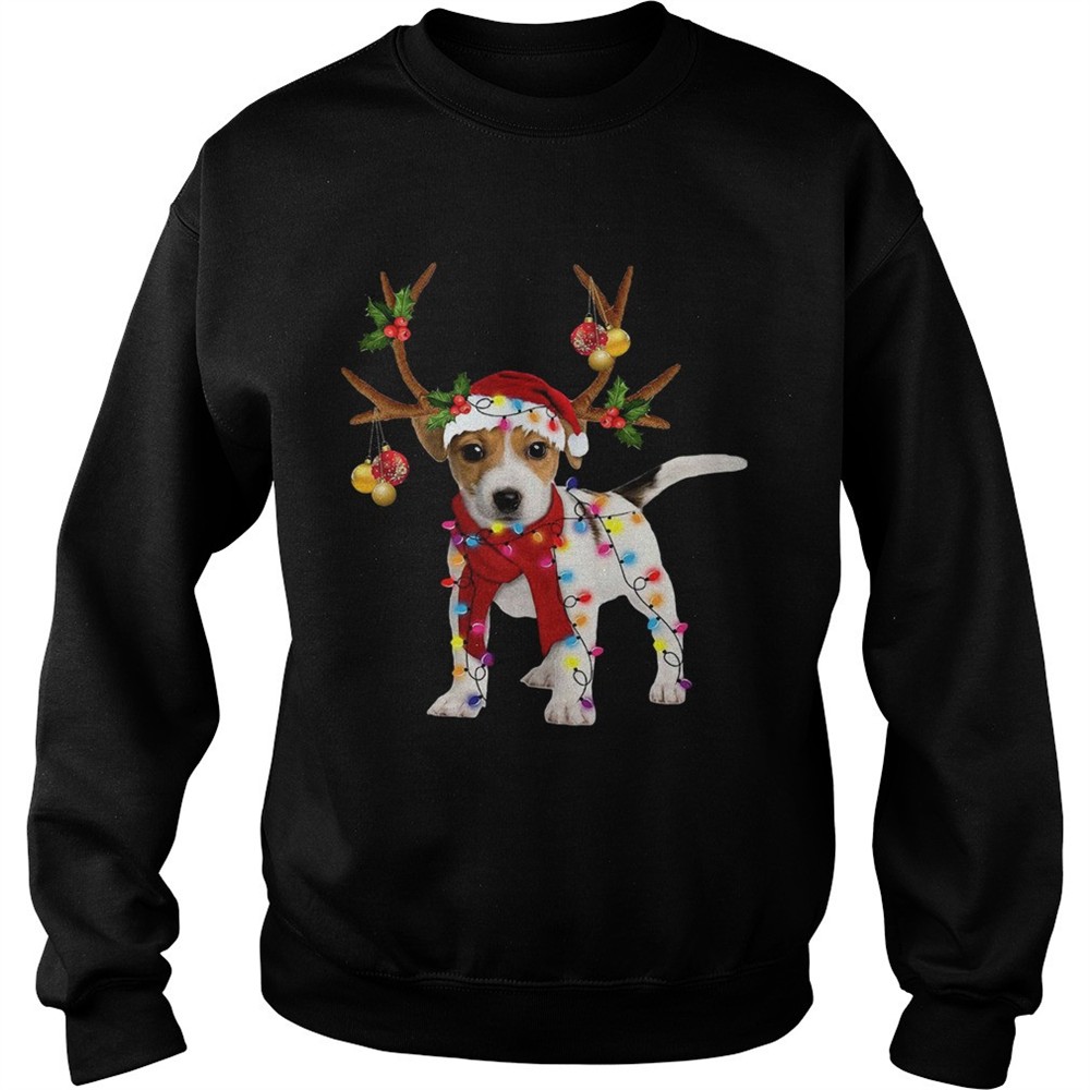 Jack Russell Gorgeous Reindeer shirt