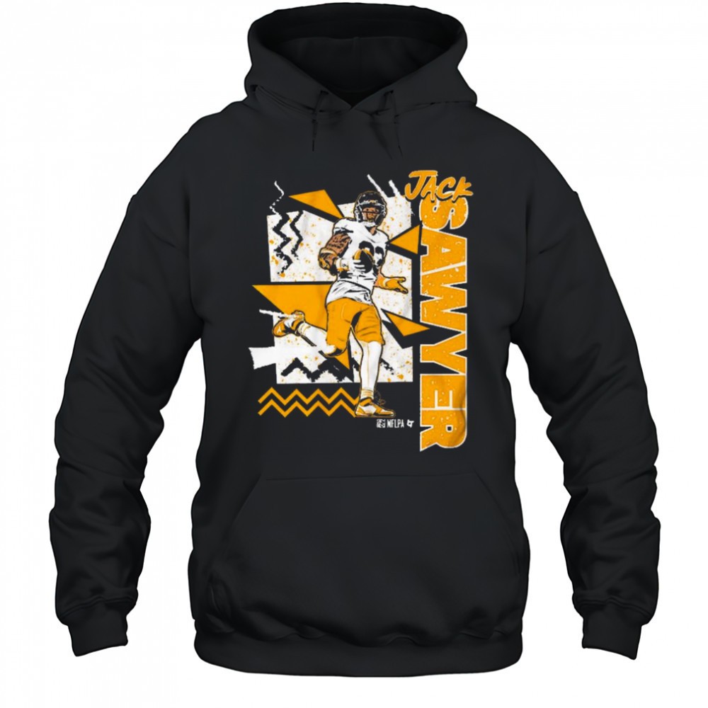 Jack Sawyer Pittsburgh Steelers 90s Style NFL Draft 2025 Vintage t-shirt