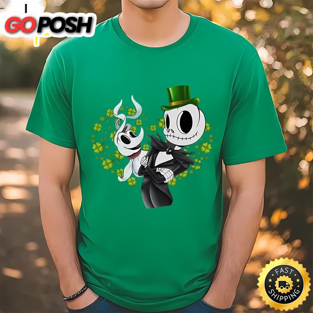 Jack Skellington and Zero Lucky T-Shirt