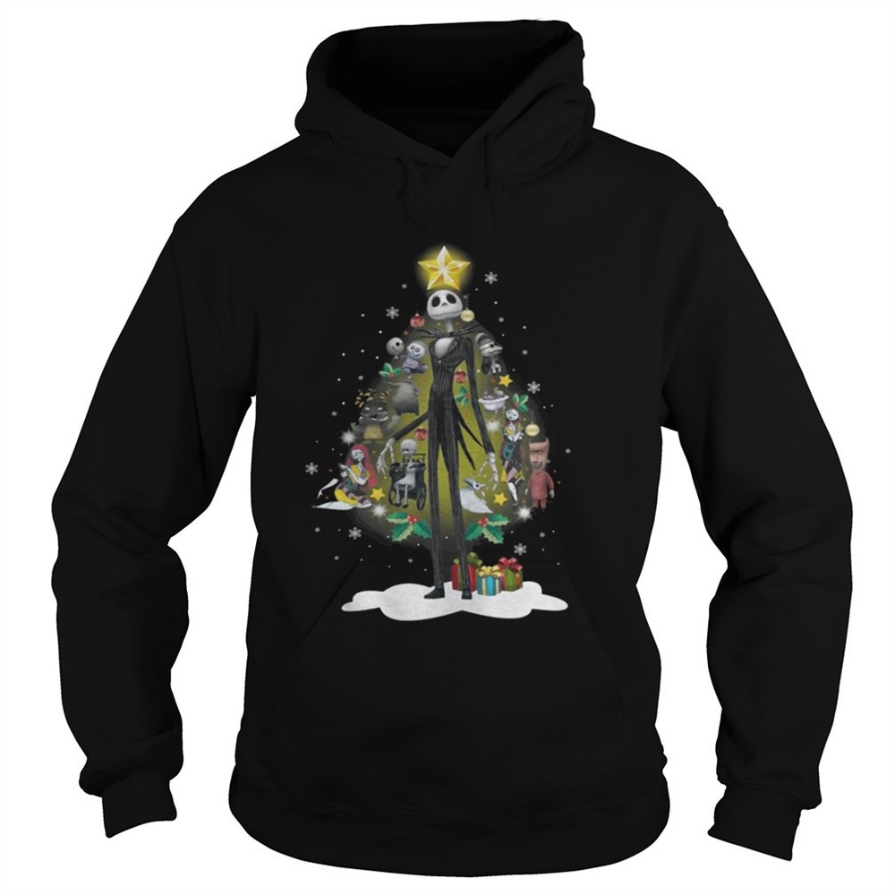 Jack Skellington Christmas Tree T-Shirt Hoodie Sweater