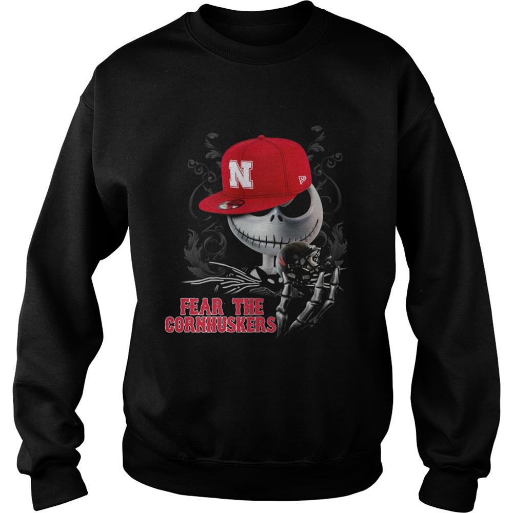Jack Skellington Fear The Cornhuskers Shirt