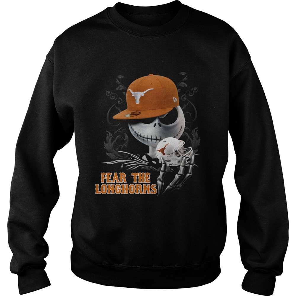 Jack Skellington Fear The Longhorns Shirt