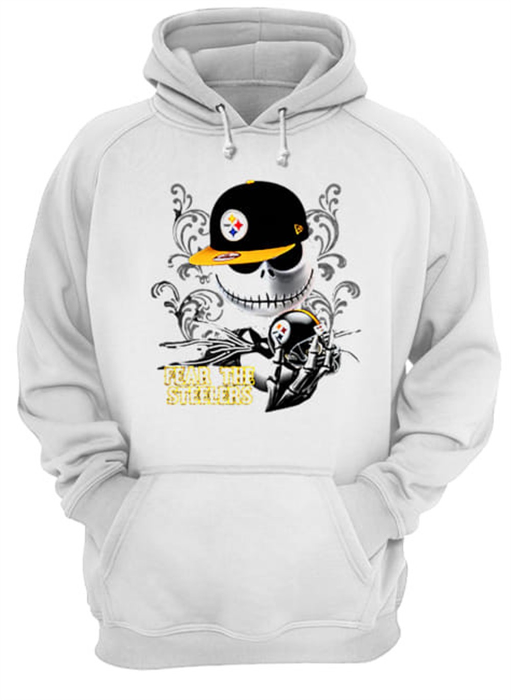 Jack Skellington fear the Pittsburgh Steelers shirt
