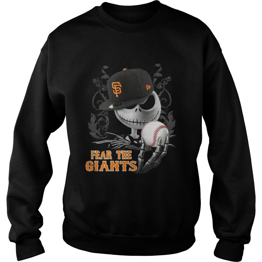Jack Skellington Fear The San Francisco Giants shirt