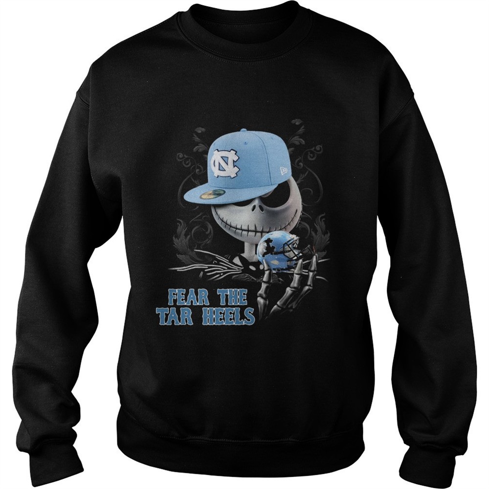 Jack Skellington Fear The Tar Heels Shirt