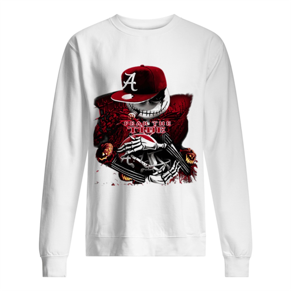 jack-skellington-fear-the-tide-alabama-crimson-tide-shirt-prbejg3x Jack Skellington Fear the Tide Alabama Crimson Tide shirt