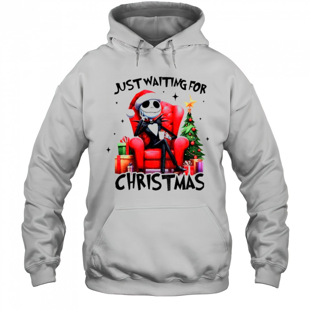 Jack Skellington just waiting for Christmas 2025 shirt
