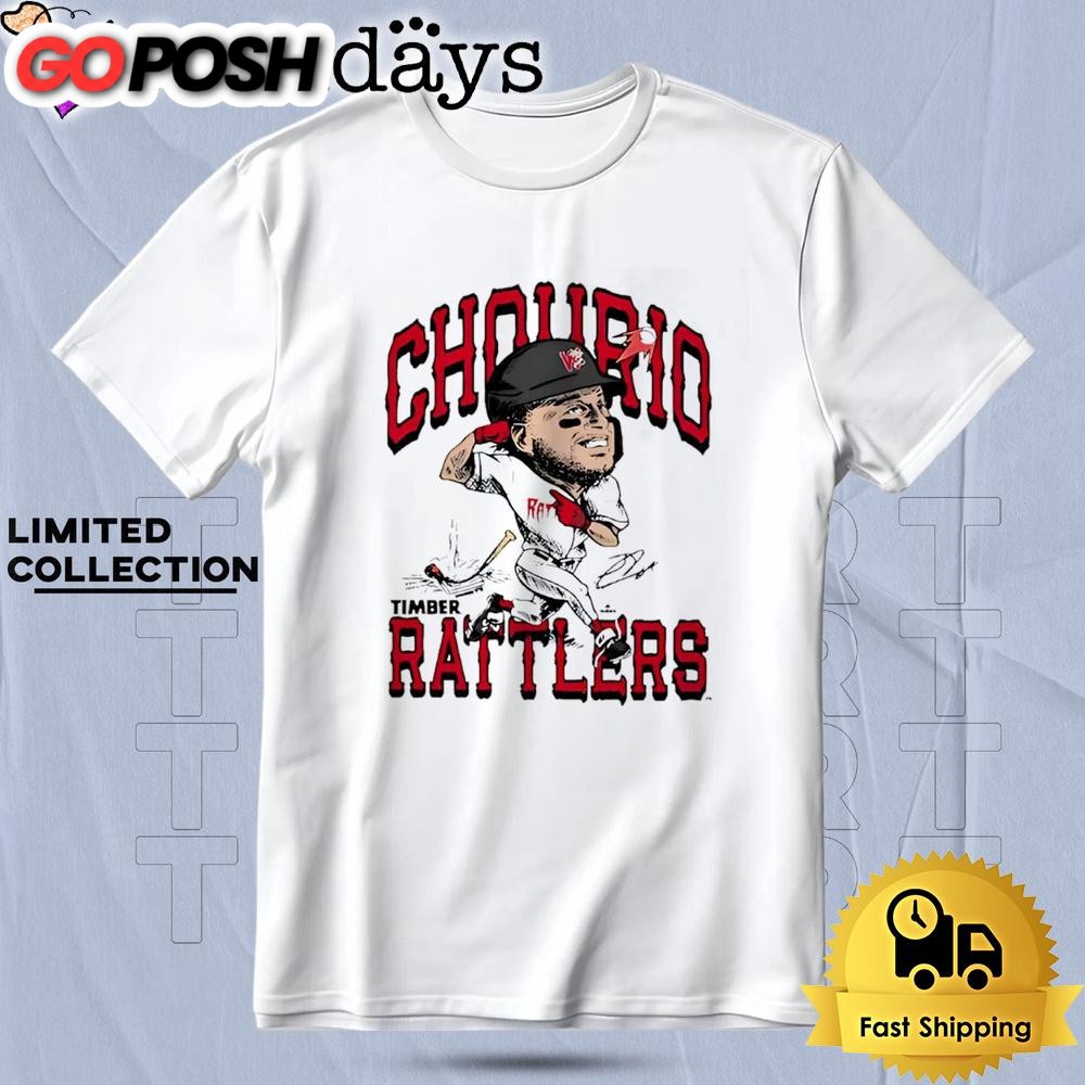 Jackson Chourio Timber Rattlers Caricature T Shirt