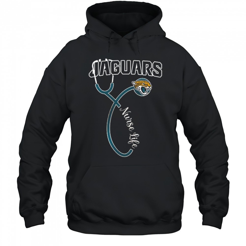 Jacksonville Jaguars x Nurse life its a work of heart shirt