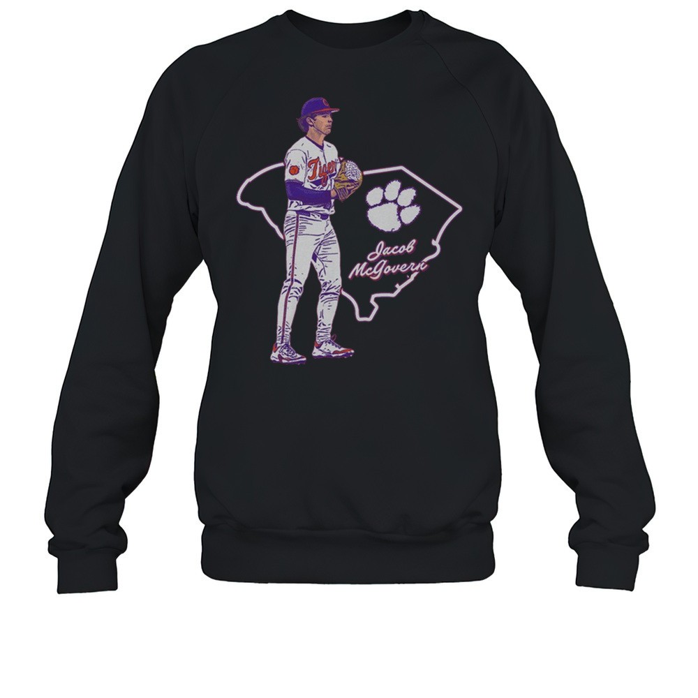 Jacob McGovern Clemson Tigers Baseball Hometown Hero NCAA 2025 Graphic T-shirt