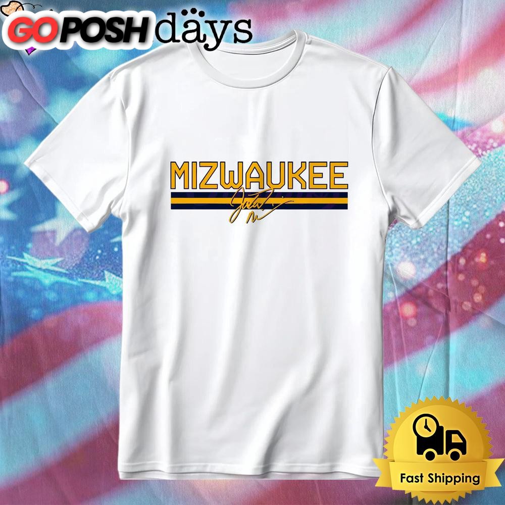 Jacob Misiorowski Milwaukee Brewers Baseball Signature T-Shirt