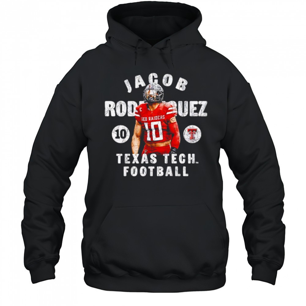 Jacob Rodrigez 10 Texas Tech football shirt