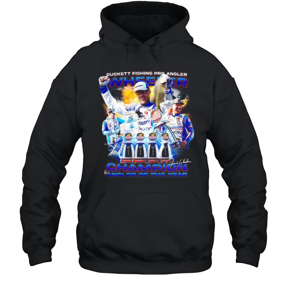 Jacob Wheeler Duckett Fishing pro Angler Champion signature shirt