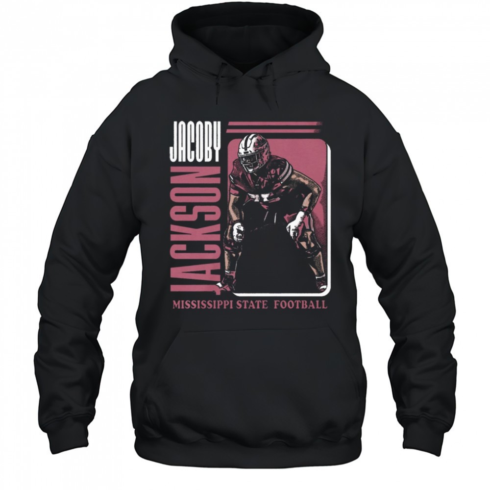 Jacoby Jackson Mississippi State Bulldogs football NCAA Division I Portrait t-shirt