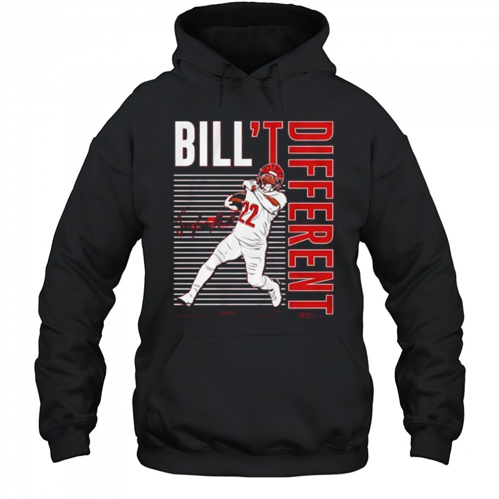 Jacory Croskey Merritt Billt Different signature graphic shirt