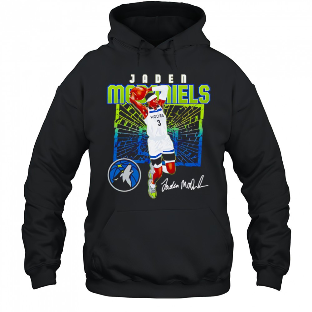 Jaden McDaniels Minnesota Timberwolves Shattered shirt
