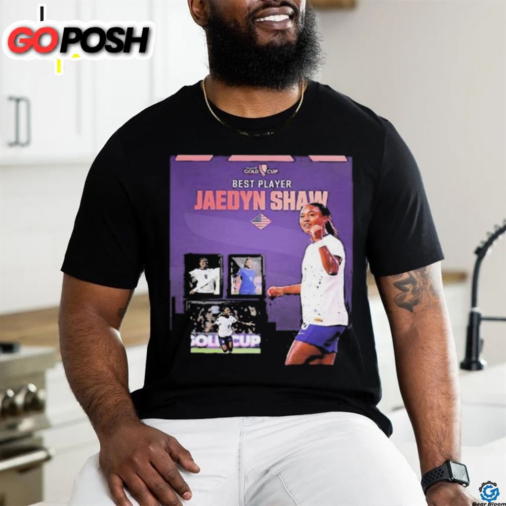 Jaedyn Shaw Best Player 2025 Concacaf W Gold Cup MVP Shirt