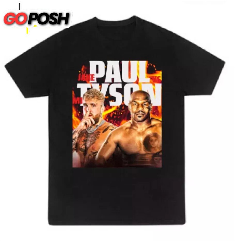 Jake Paul Vs Mike Tyson T Shirt New 2024 Boxing T-Shirt