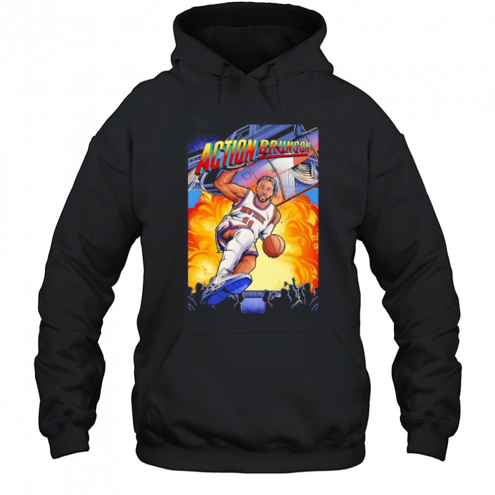 Jalen Brunson action Brunson shirt