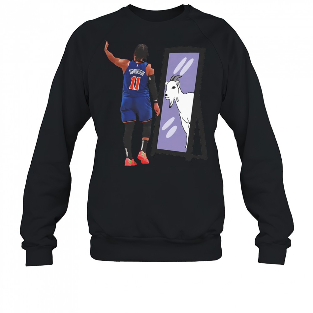 Jalen Brunson Goat mirror shirt