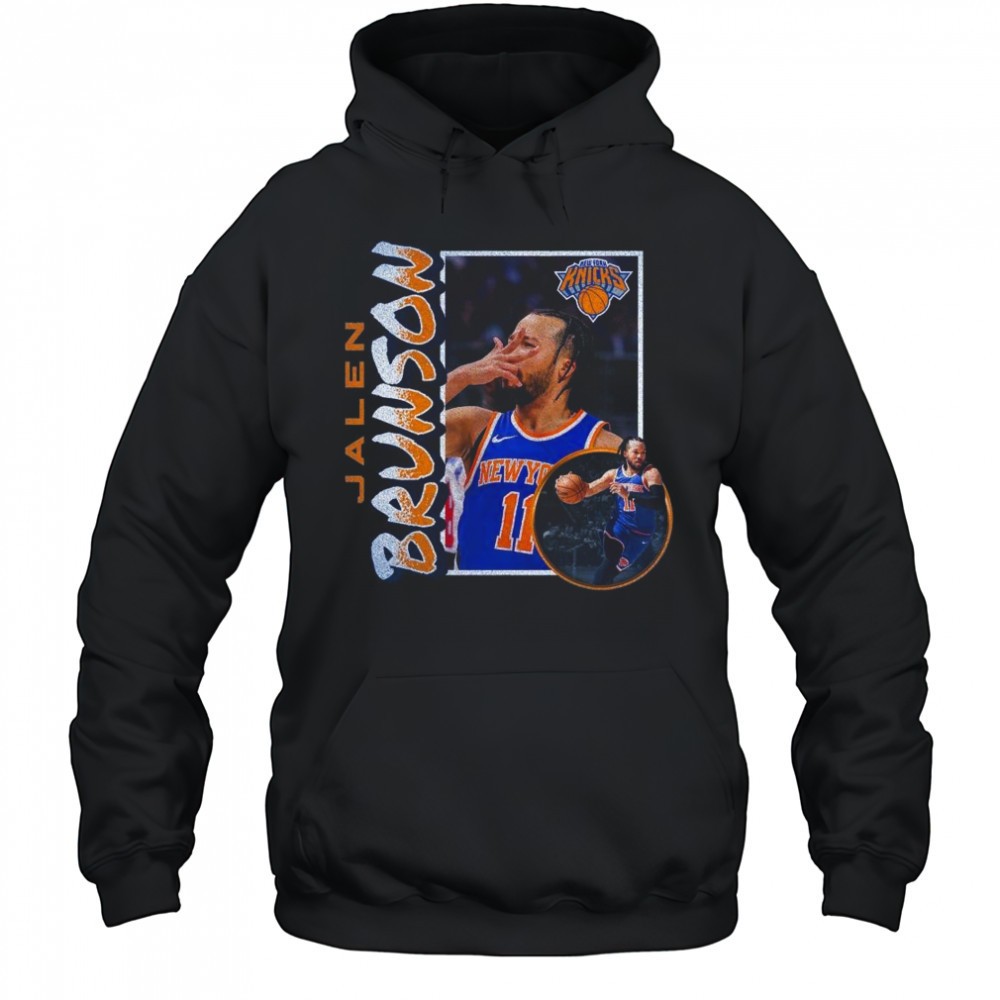 Jalen Brunson New York Knicks 90s Player Graphic 2025 Shirt