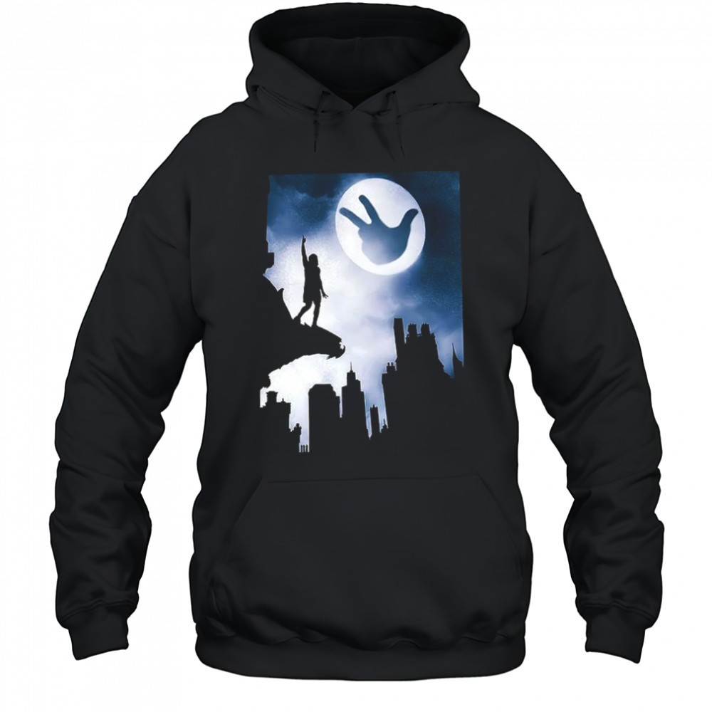 Jalen Brunson New York Knicks basketball celebrates under moonlight parody shirt