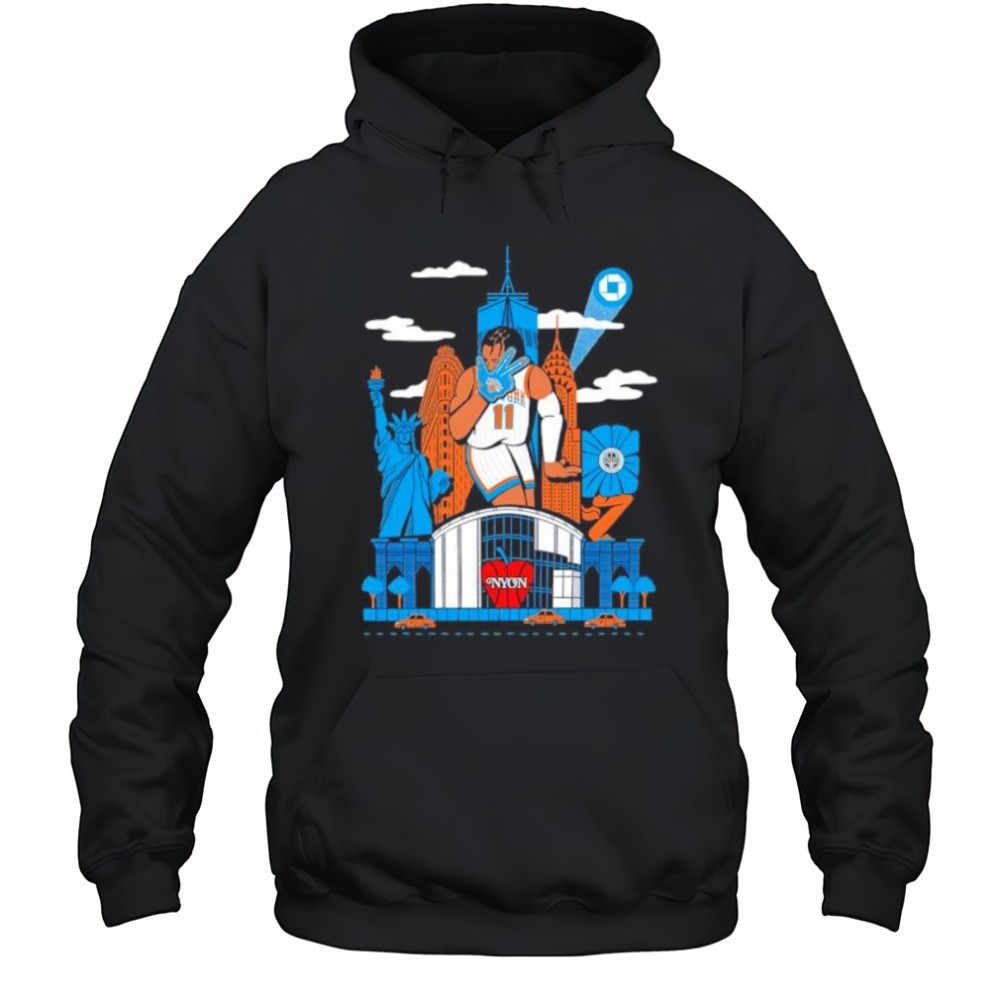 Jalen Brunson New York Knicks City NYON art shirt
