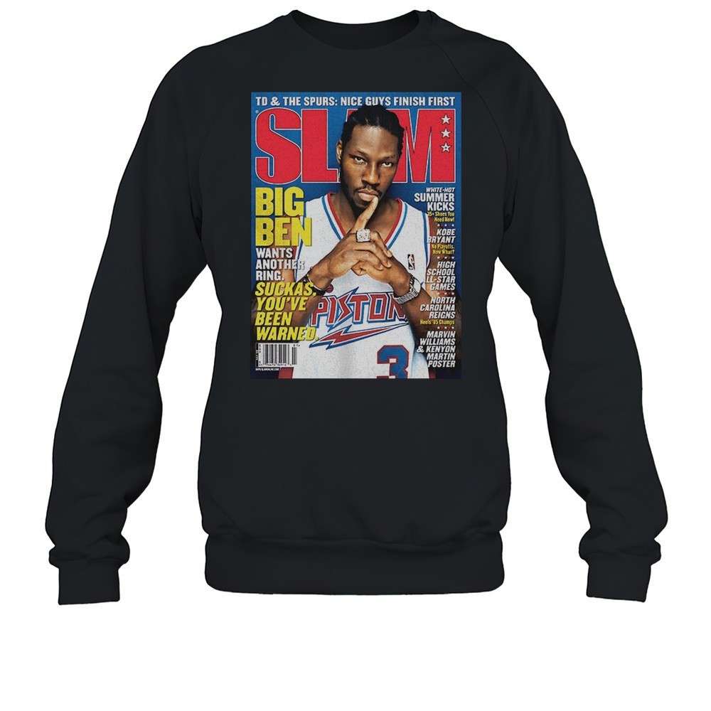 Jalen Duren Is Wearing A Ben Wallace SLAM Shirt