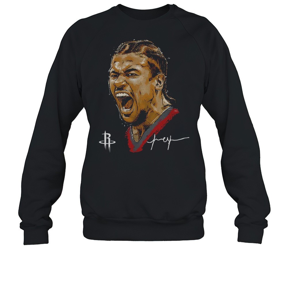 Jalen Green Houston Rockets MLB Basketball Player Portrait Signature Shirt