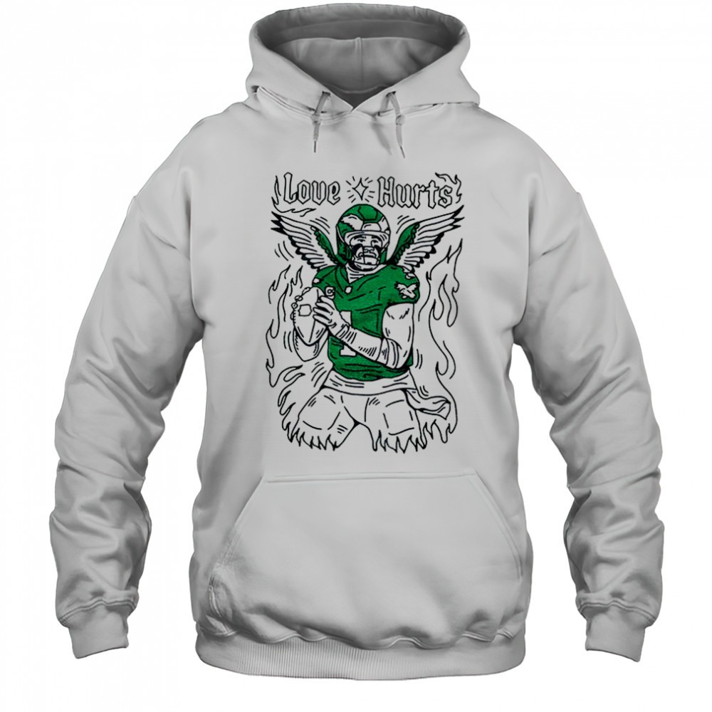 Jalen Hurts Love Hurts Philadelphia Eagles Phillies shirt