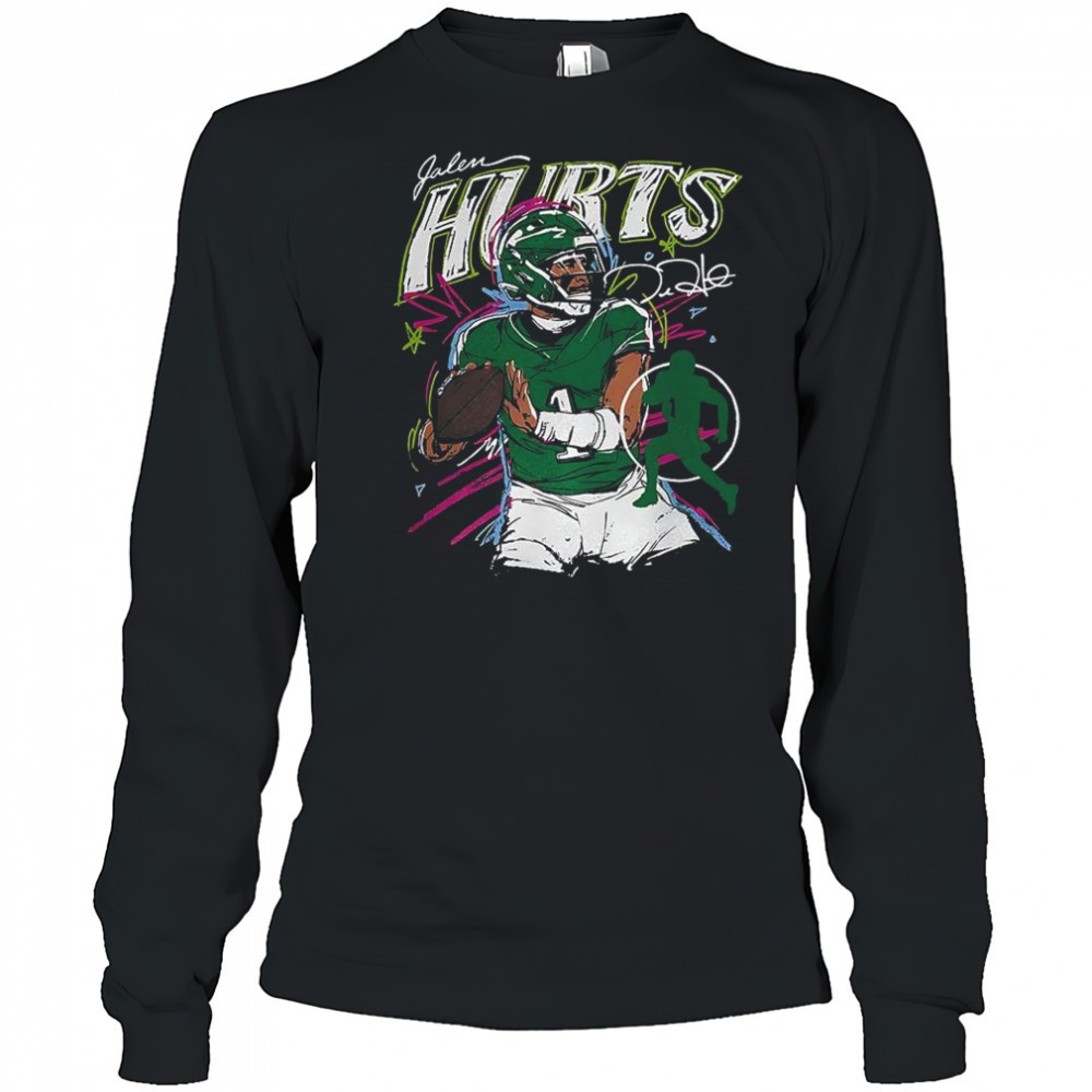 jalen-hurts-philadelphia-eagles-football-sribble-signture-shirt-3uw41do4 Jalen Hurts Philadelphia Eagles football sribble signture shirt