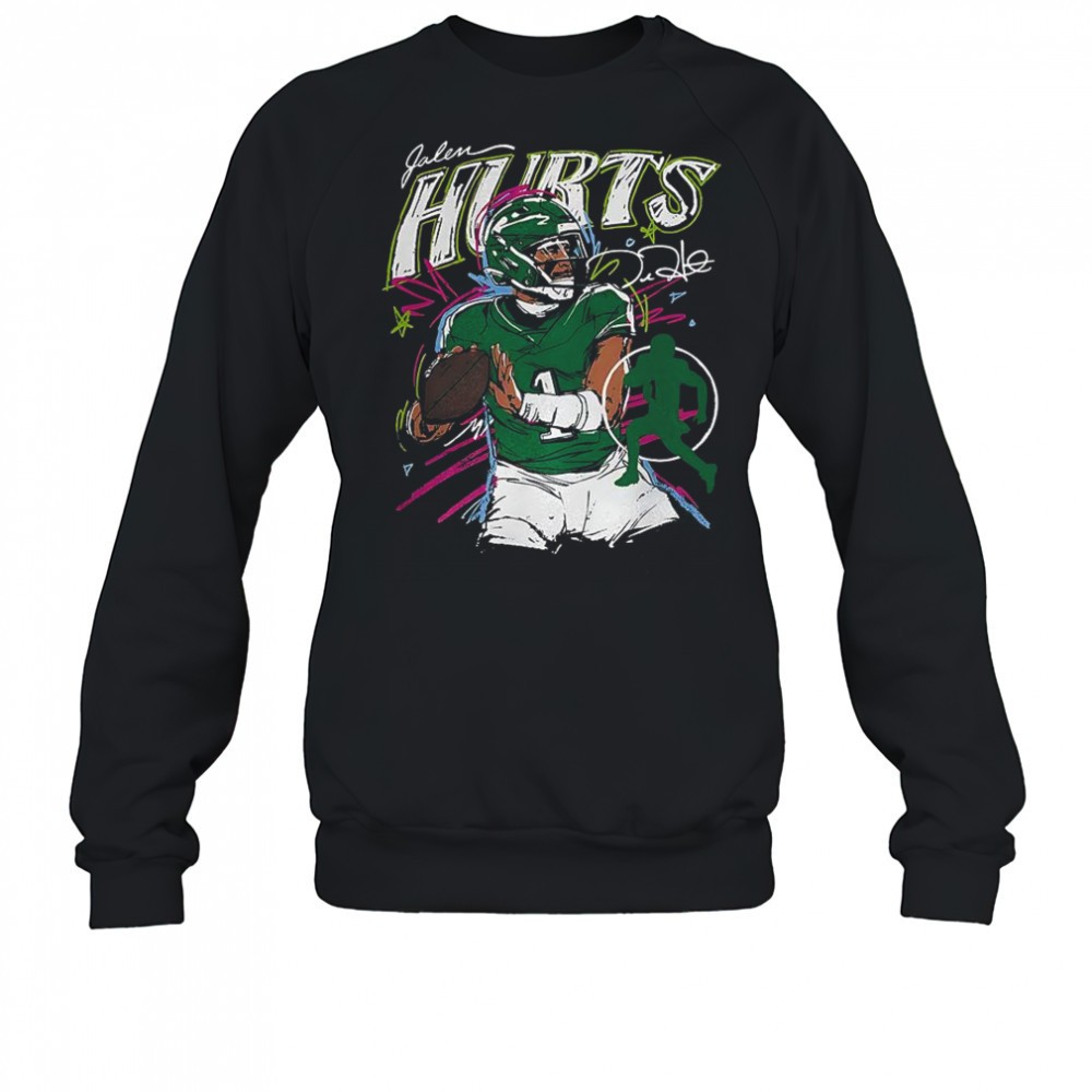 jalen-hurts-philadelphia-eagles-football-sribble-signture-shirt-3uw41do4 Jalen Hurts Philadelphia Eagles football sribble signture shirt