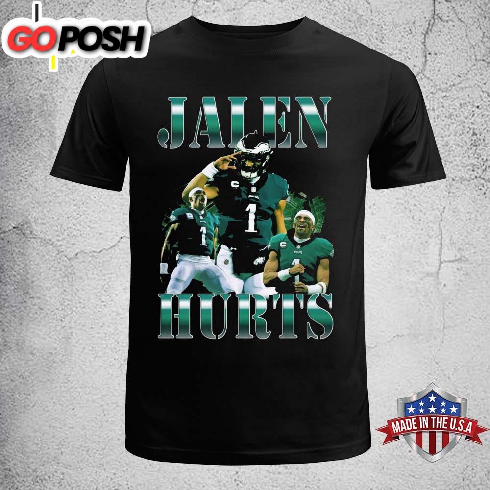 Jalen Hurts Vintage 90s Football Unisex T-Shirt