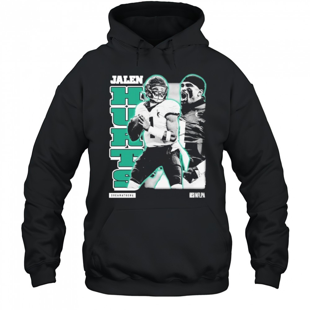 Jalen Hurts X Dreamathon Philadelphia Eagles Philly NFLPA T-shirt