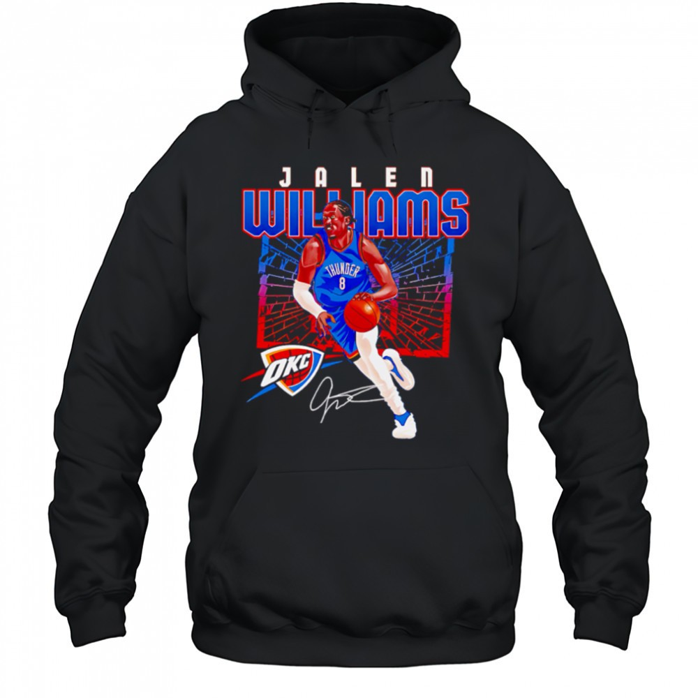 Jalen Williams Oklahoma City Thunder Shattered shirt