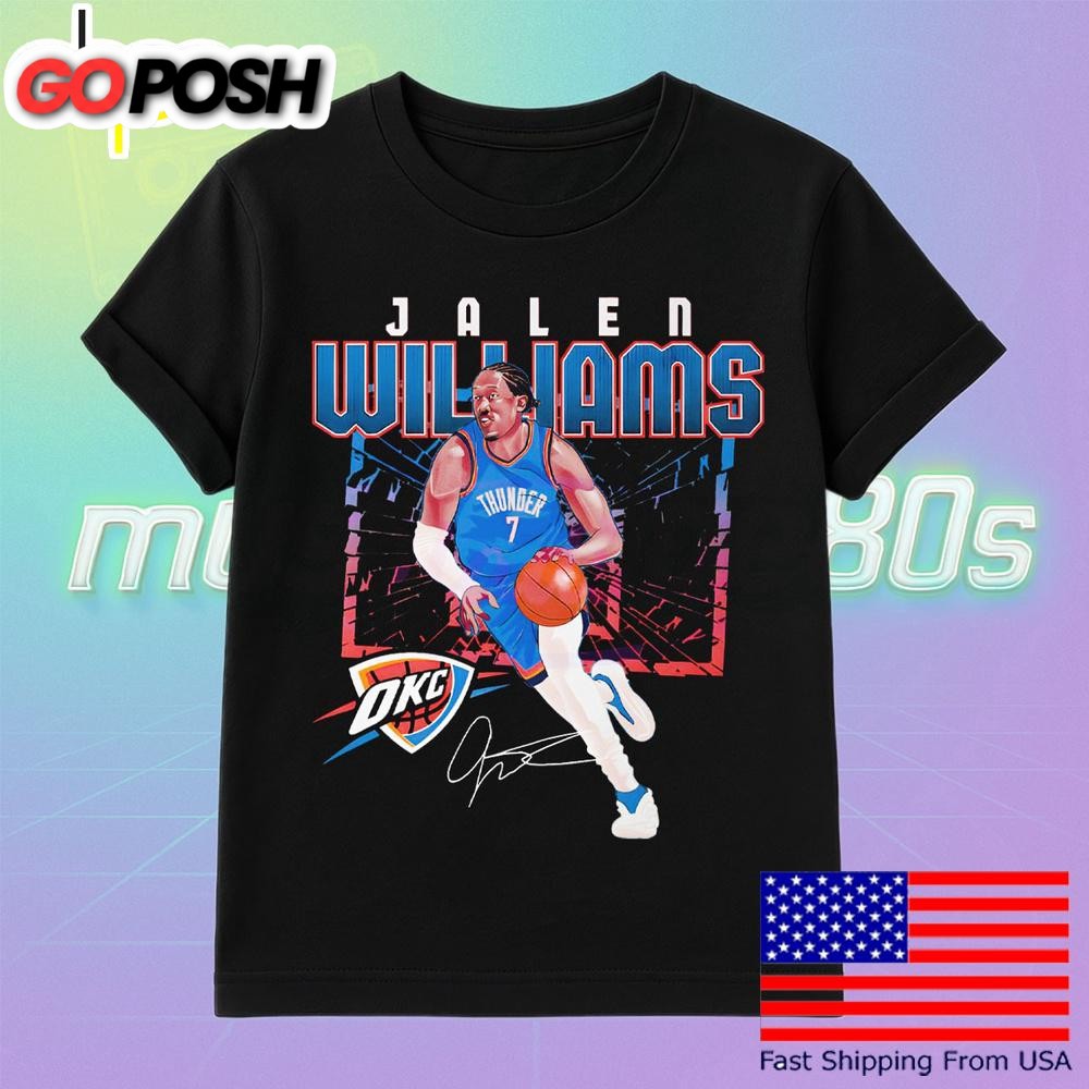 Jalen Williams Oklahoma City Thunder Shattered T Shirt