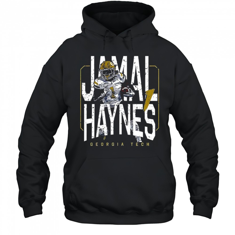 Jamal Haynes Georgia Tech football player number 1 shirt
