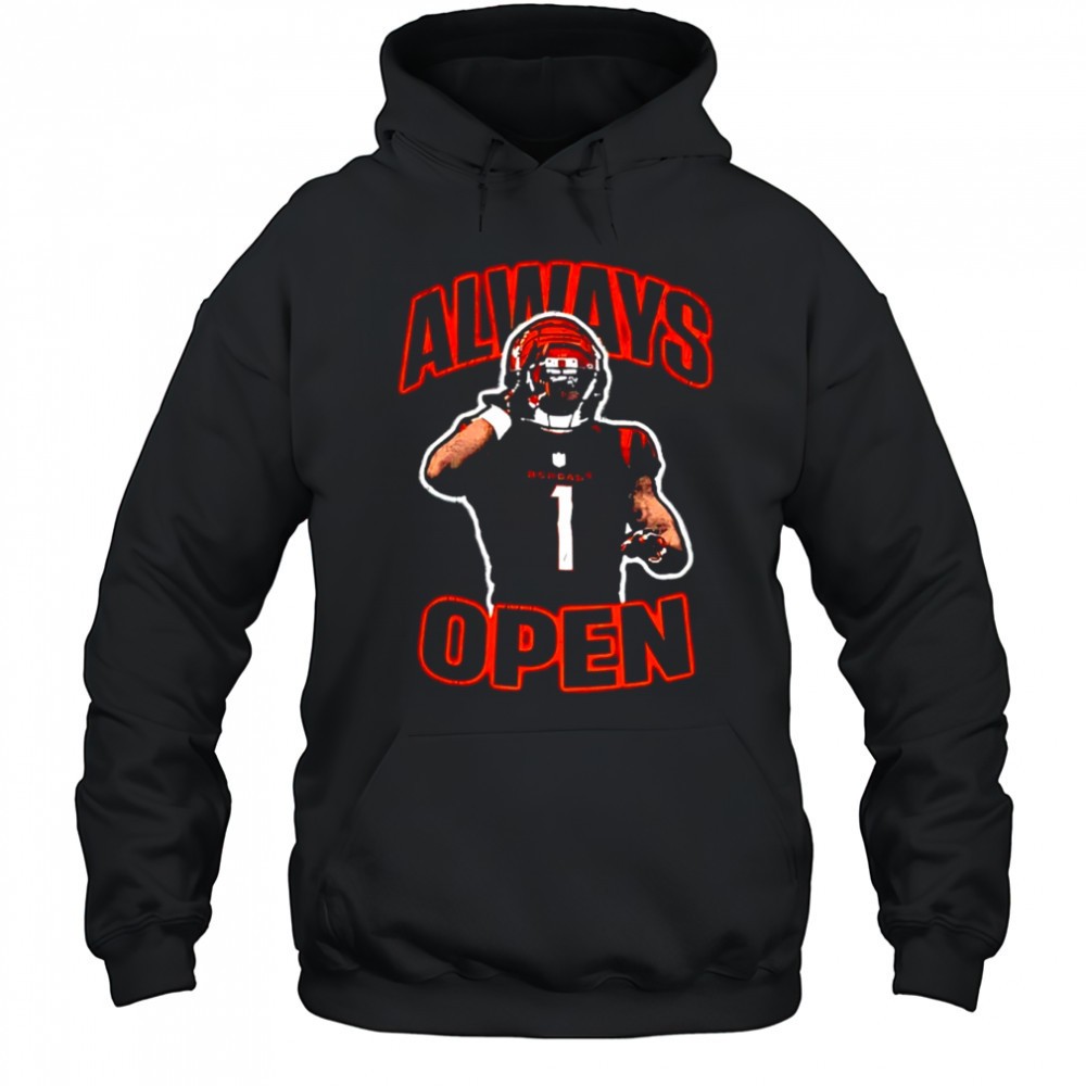 JaMarr Chase Always Open Cincinnati Bengals Vintage shirt