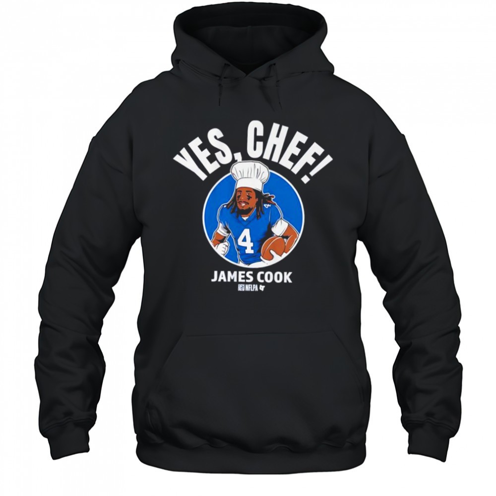 James Cook Yes Chef Buffalo Bills graphic shirt