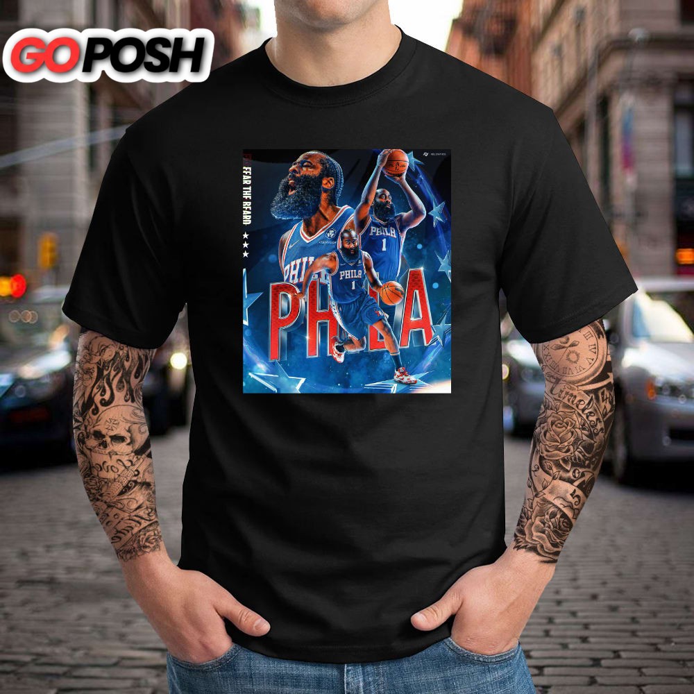 James Edward Harden Philadelphia 76ers NBA T-shirt