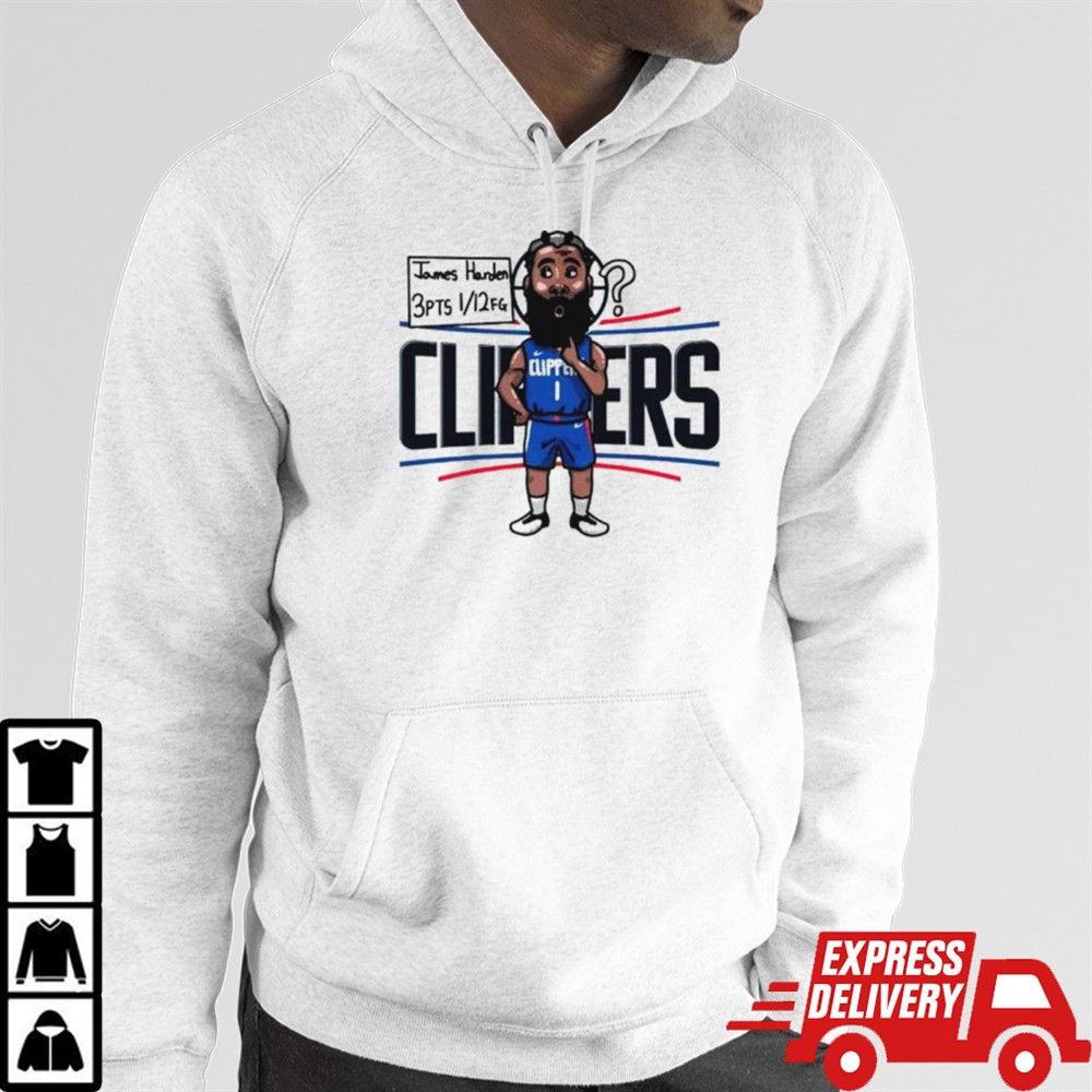 James Harden Los Angeles Clippers player cartoon shirt