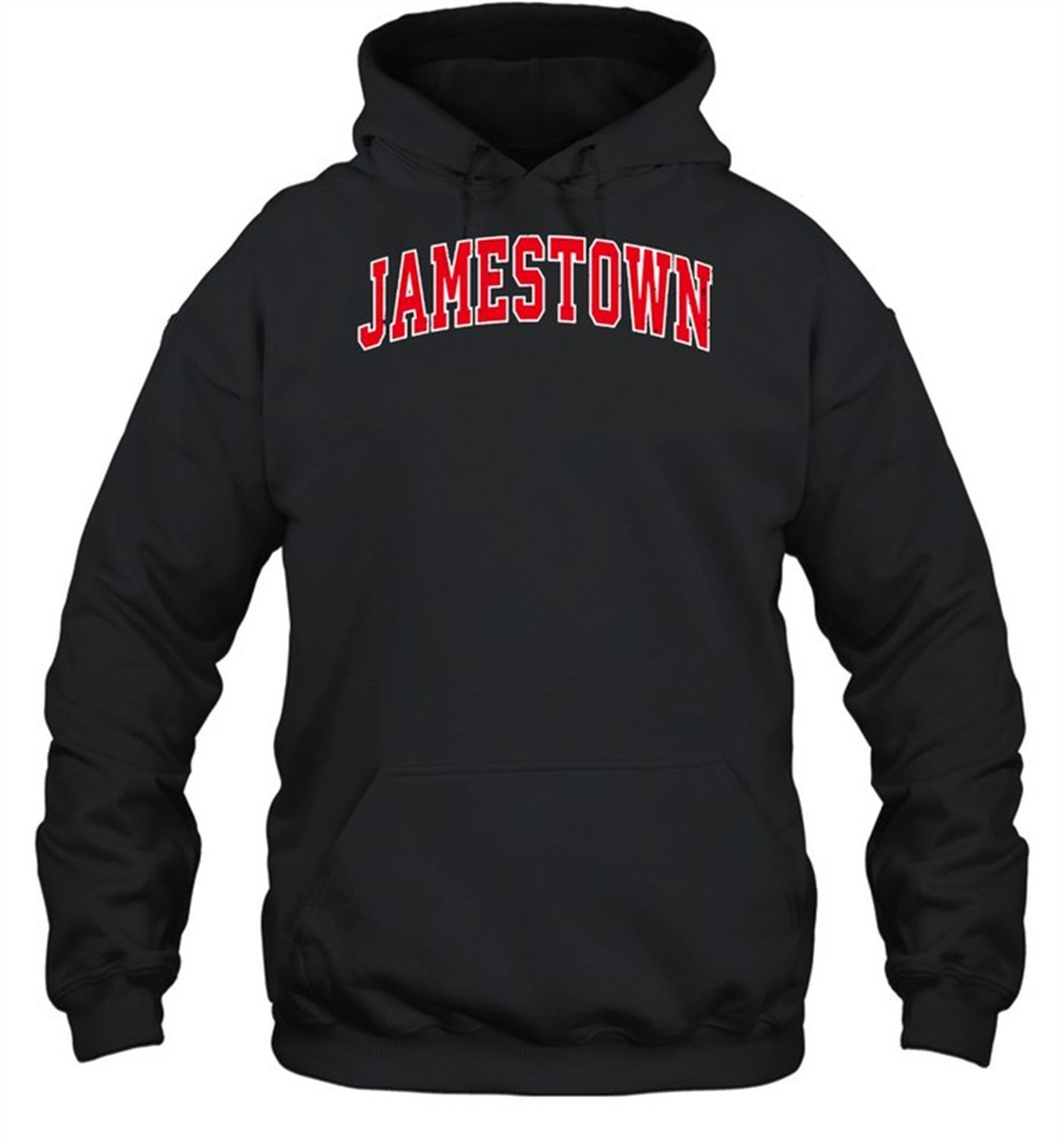Jamestown New York NY Vintage Sports Design Red Design shirt
