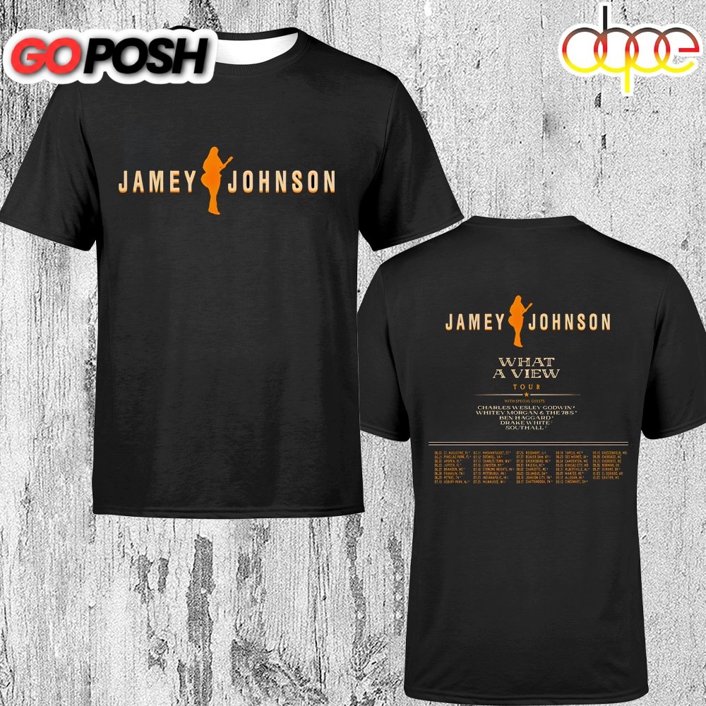 Jamey Johnson – What A View Tour 2025 Unisex T-Shirt