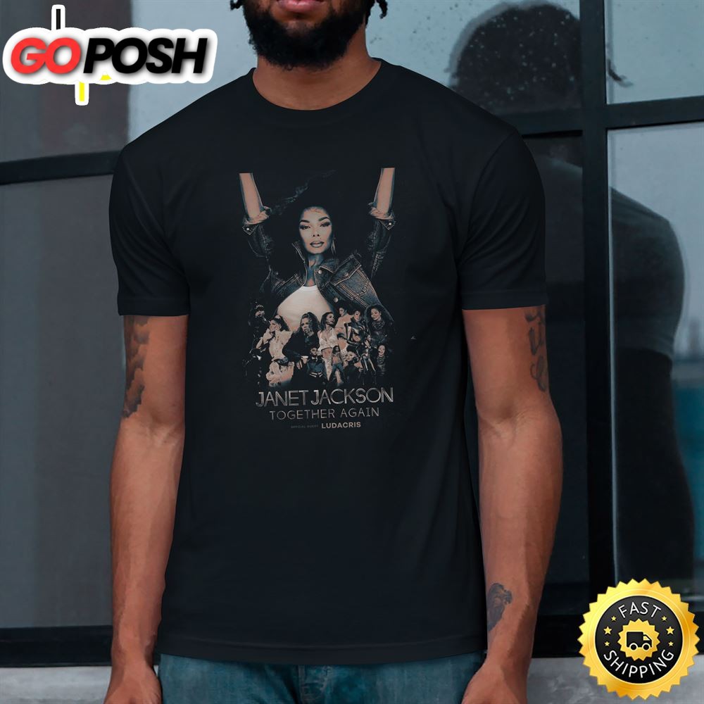 Janet Jackson Announces 2025 Together Again North American Tour 2025 T-shirt